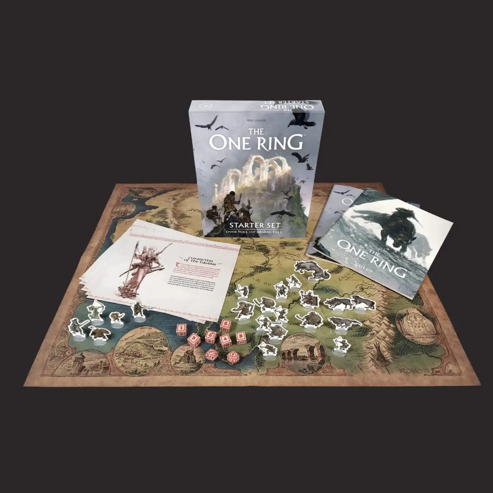 The One Ring RPG: Starter Set - Over Hill and Under Hill (EN) - Free League Publishing - Roleplaying Games