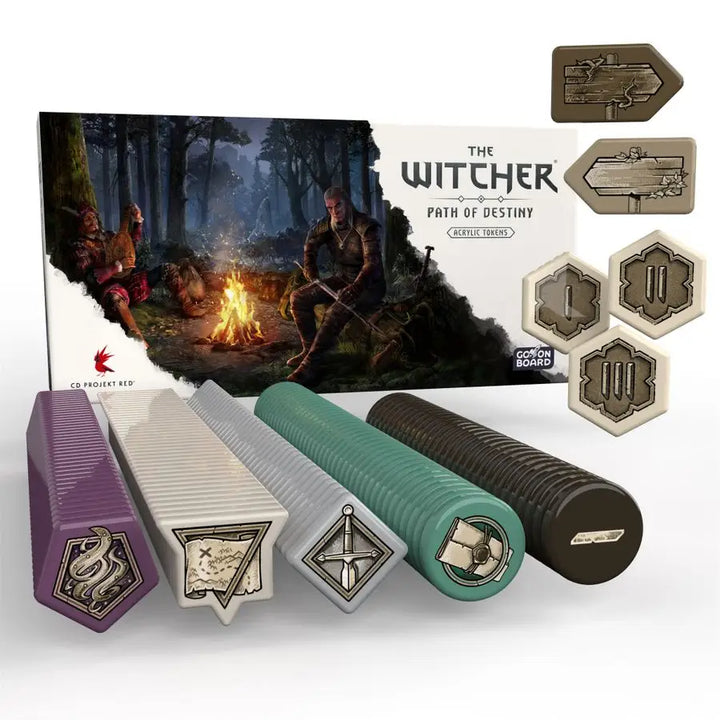 The Witcher: Pfad des Schicksals – Acrylic Tokens - Go On Board - Board Games