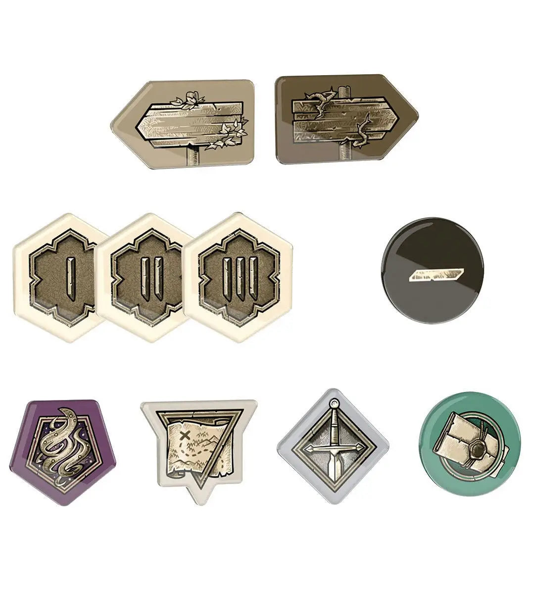 The Witcher: Pfad des Schicksals – Acrylic Tokens - Go On Board - Board Games