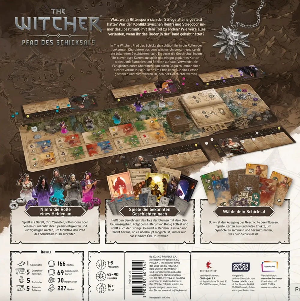 The Witcher: Pfad des Schicksals (DE) - Go On Board - Board Games