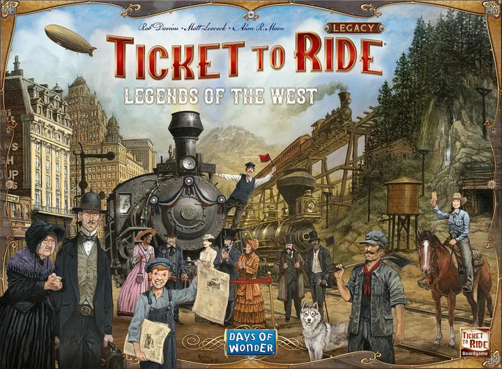 Ticket to Ride: Legacy - Legends of the West (EN) - Days of Wonder - Board Games