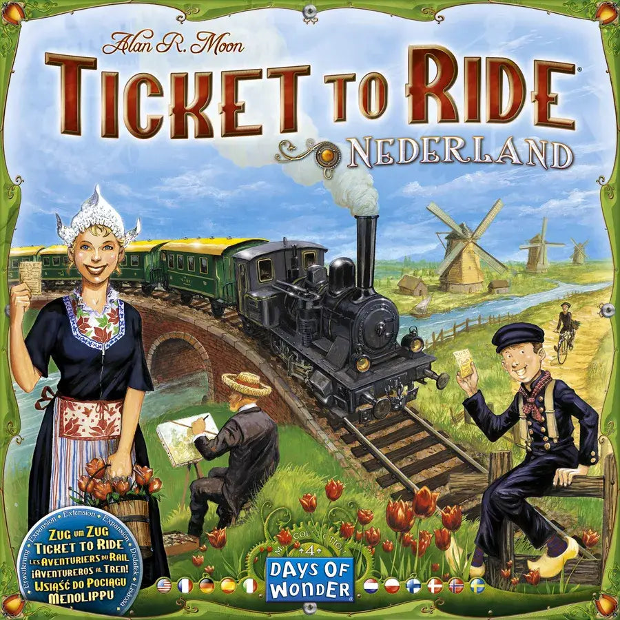 Ticket to Ride: Map Collection Volume 4 - Nederland (EN/DE/FR) - Days of Wonder - Board Games