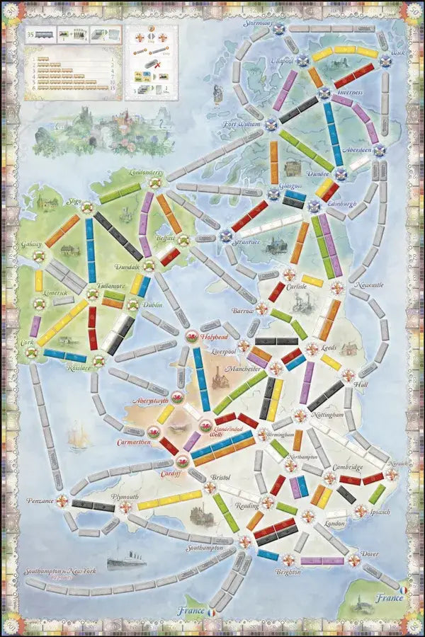 Ticket to Ride: Map Collection Volume 5 - United Kingdom & Pennsylvania (EN/DE/FR) - Days of Wonder - Board Games