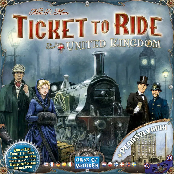 Ticket to Ride: Map Collection Volume 5 - United Kingdom & Pennsylvania (EN/DE/FR) - Days of Wonder - Board Games