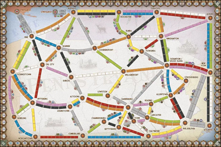Ticket to Ride: Map Collection Volume 5 - United Kingdom & Pennsylvania (EN/DE/FR) - Days of Wonder - Board Games