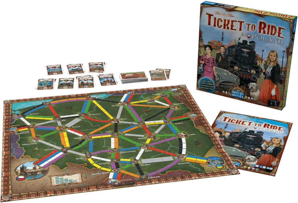 Ticket to Ride: Map Collection Volume 6½ - Poland (EN/DE/FR) - Days of Wonder - Board Games