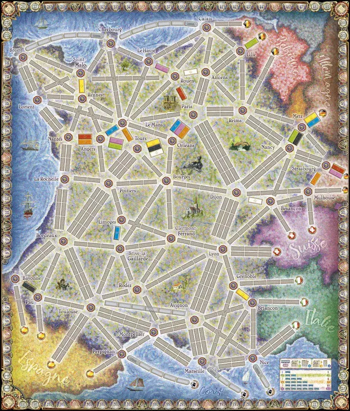 Ticket to Ride: Map Collection Volume 6 - France & Old West (EN/DE/FR) - Days of Wonder - Board Games