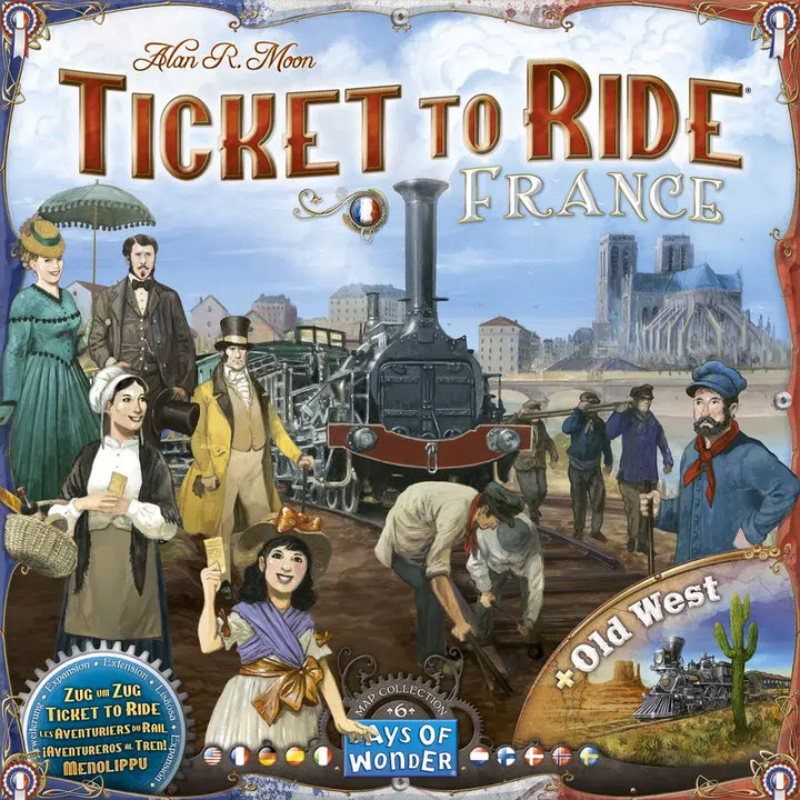 Ticket to Ride: Map Collection Volume 6 - France & Old West (EN/DE/FR) - Days of Wonder - Board Games