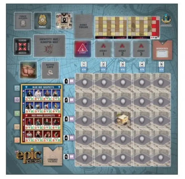 Tiny Epic: Crimes Game Mat (EN) Gamelyn Games Accessories