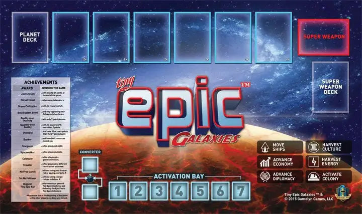 Tiny Epic: Galaxies Game Mat (EN) Gamelyn Games Accessories