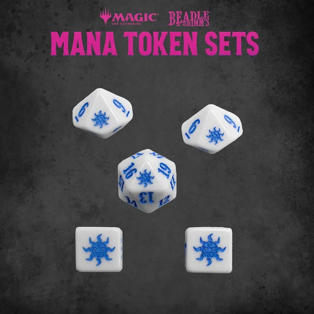 Token Set: Magic the Gathering - Mana - White - Beadle & Grimm - Accessories
