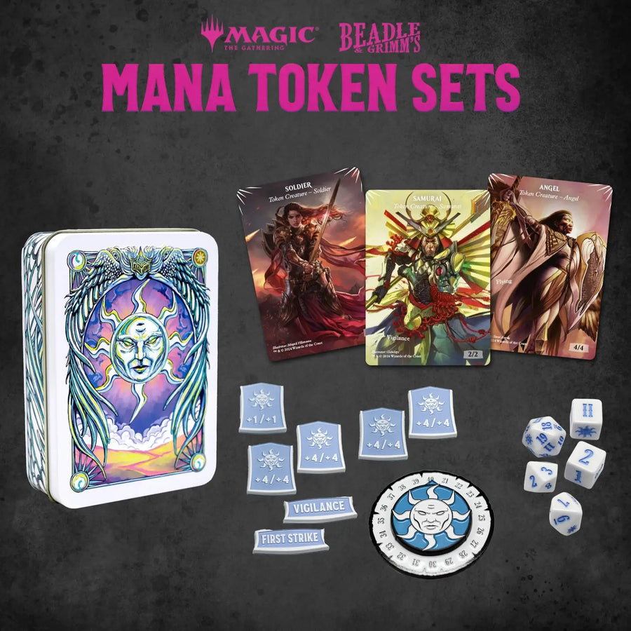 Token Set: Magic the Gathering - Mana - White - Beadle & Grimm - Accessories