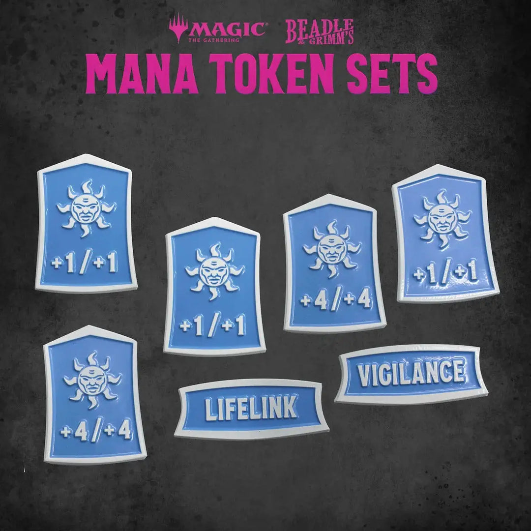 Token Set: Magic the Gathering - Mana - White - Beadle & Grimm - Accessories