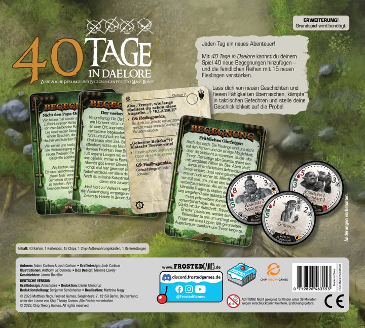Too Many Bones: 40 Tage in Daelore (DE) - Frosted Games - Board Games