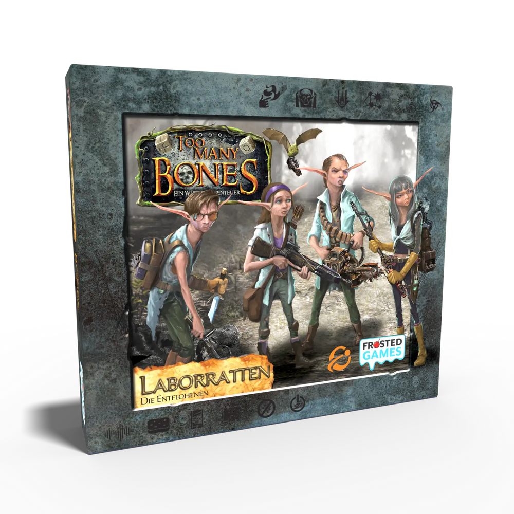 Too Many Bones: Laborratten (DE) - Frosted Games - Board Games