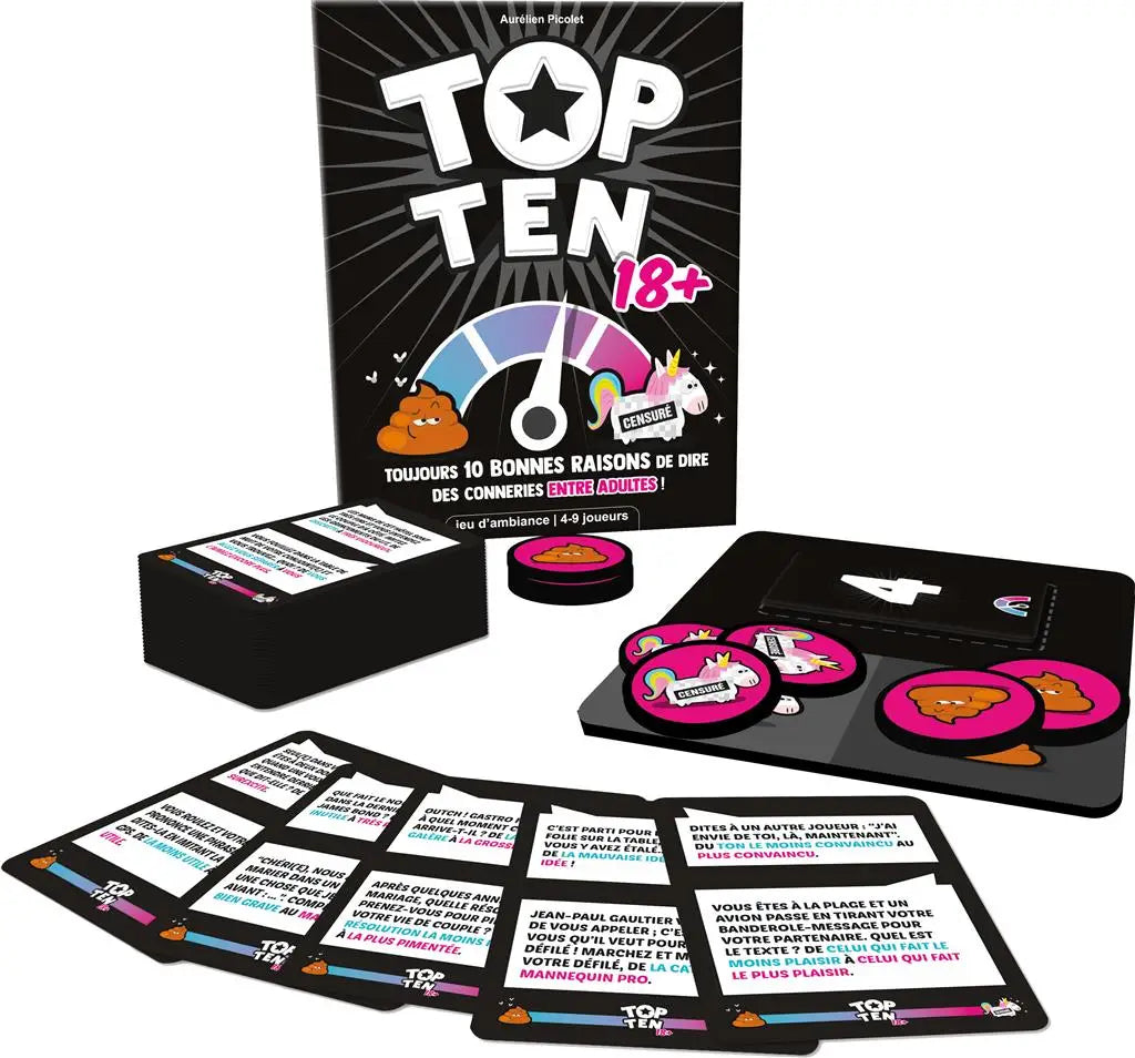 Top Ten: 18+ (FR) - Cocktail Games - Board Games