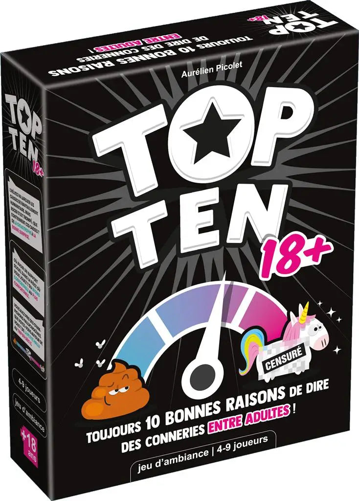 Top Ten: 18+ (FR) - Cocktail Games - Board Games