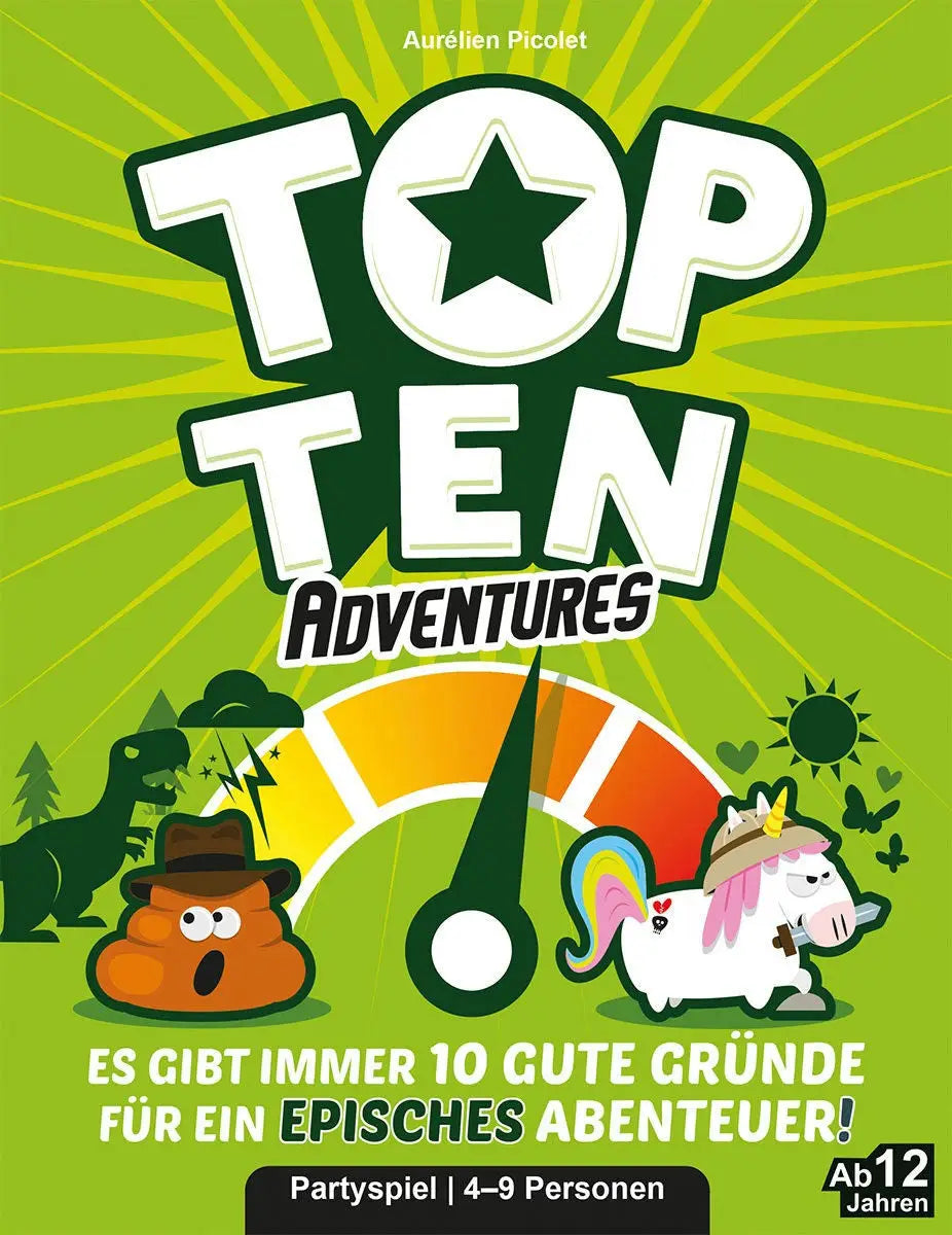 Top Ten: Adventures (DE) - Cocktail Games - Board Games