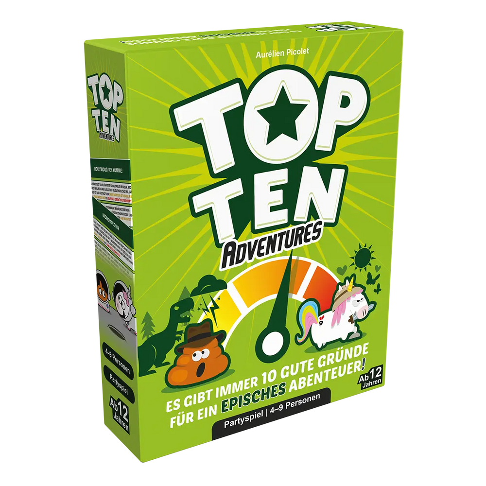 Top Ten: Adventures (DE) - Cocktail Games - Board Games