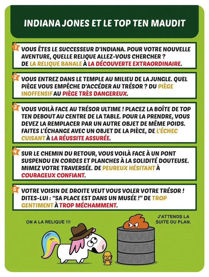 Top Ten: Adventures (FR) - Cocktail Games - Board Games