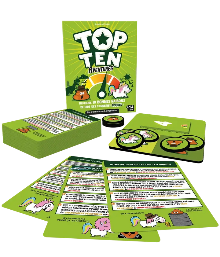 Top Ten: Adventures (FR) - Cocktail Games - Board Games