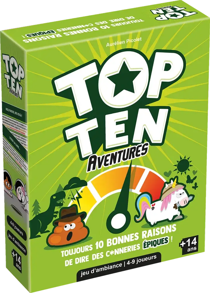 Top Ten: Adventures (FR) - Cocktail Games - Board Games
