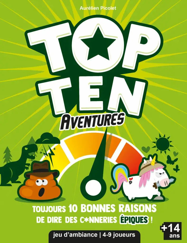 Top Ten: Adventures (FR) - Cocktail Games - Board Games