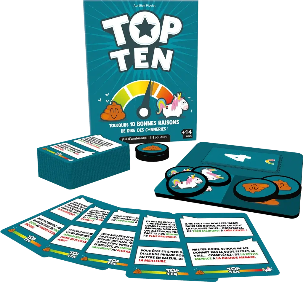 Top Ten (FR) - Cocktail Games - Board Games