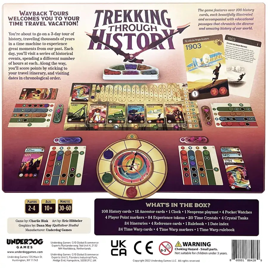 Trekking Through History (EN) Underdog Games Board Games