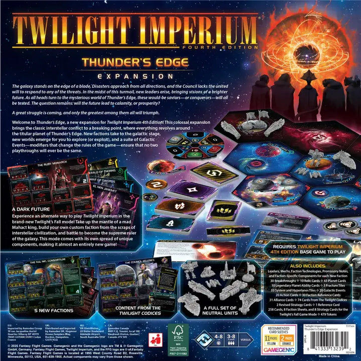 Twilight Imperium: Thunder’s Edge (EN) - Fantasy Flight Games - Board Games