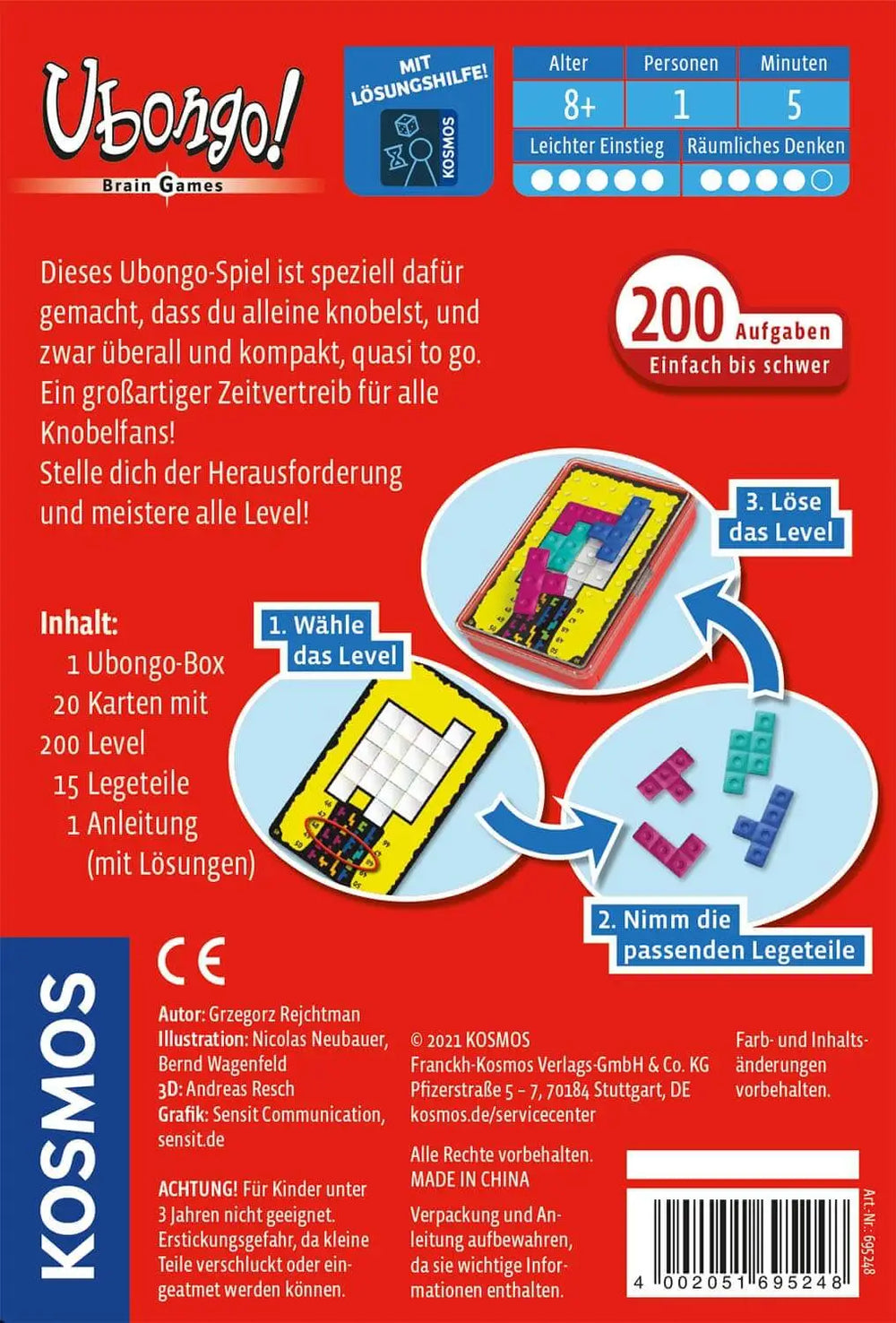 Ubongo Brain Games (DE) - KOSMOS - Board Games