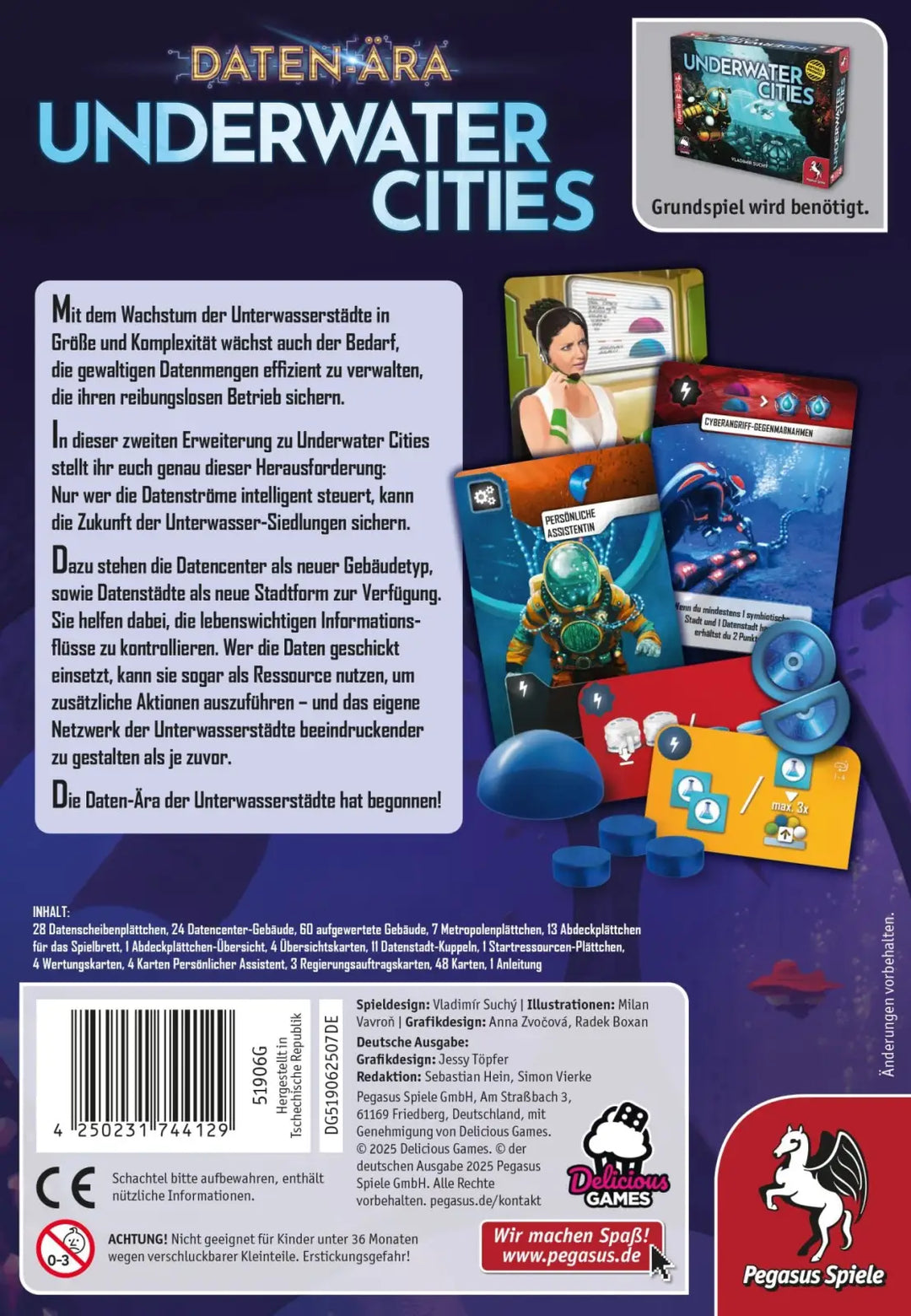 Underwater Cities: Daten-Ära (DE) - Pegasus Spiele - Board Games