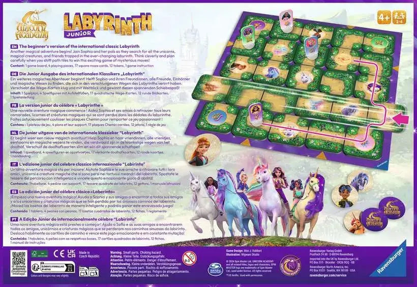 Labyrinth: Junior - Unicorn Academy (DE) - Ravensburger - Board Games