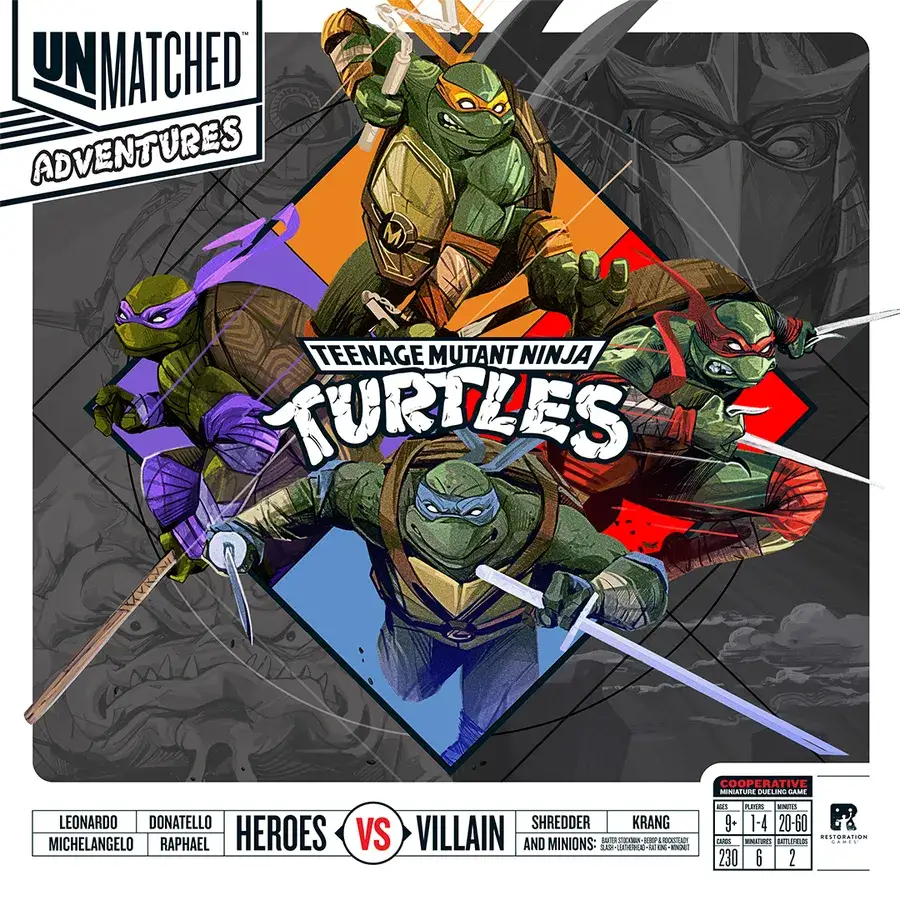 Unmatched Adventures: Teenage Mutant Ninja Turtles - Pizza Rama (EN) - Restoration Games - Board Games