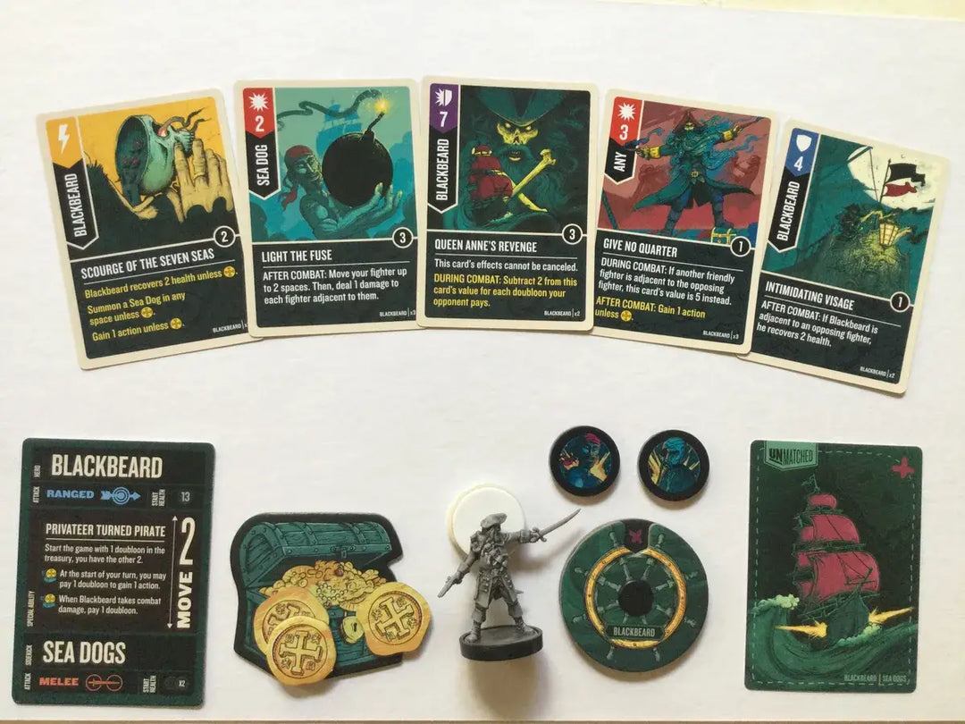 Unmatched: Battle of Legends Vol. 3 Blackbeard Chupacabra Pandora Loki (EN) Iello Board Games