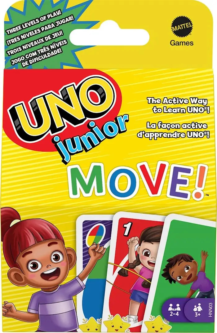 Uno Junior: Move (DE/FR/IT) - Mattel Inc. - Board Games