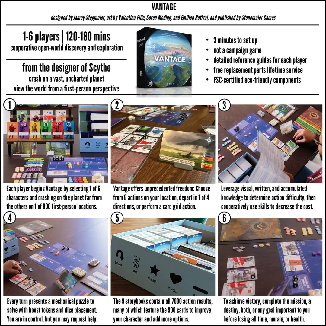 Vantage (EN) Stonemaier Games Board Games