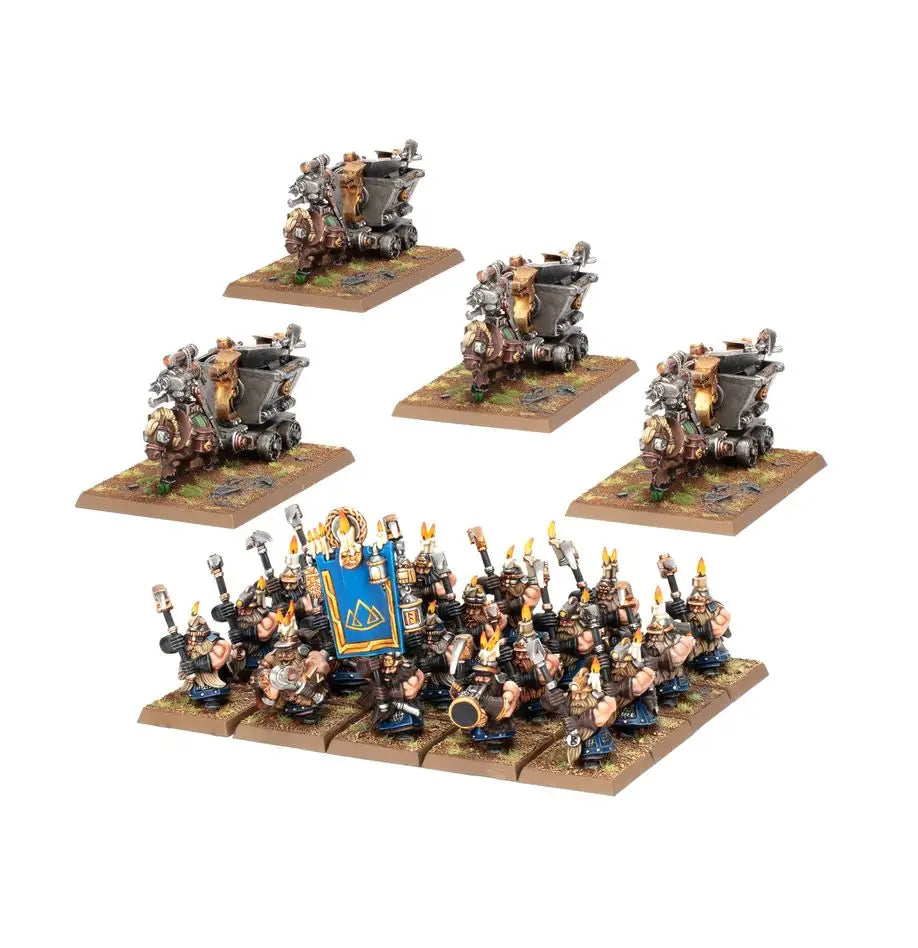 Warhammer Old World: Dwarfen Mountain Holds Dwarf Miners Games Workshop Miniature Games