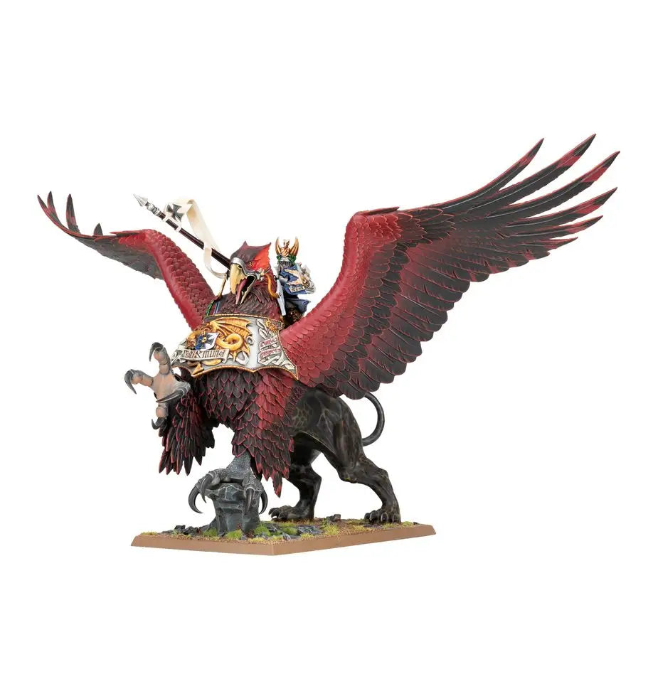 Warhammer Old World: Empire of Man General of the Empire on Imperial Griffon Games Workshop Miniature Games