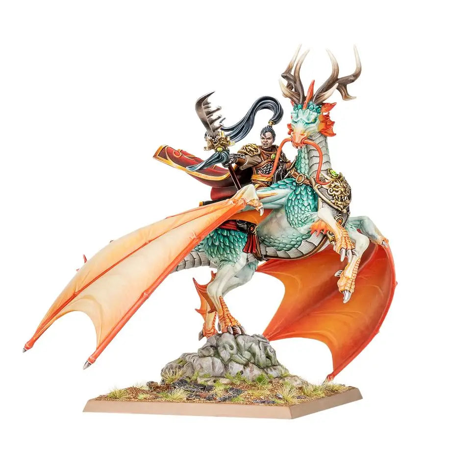 Warhammer Old World: Grand Cathay Shugengan Lord of Great Spirit Longma Games Workshop Miniature Games