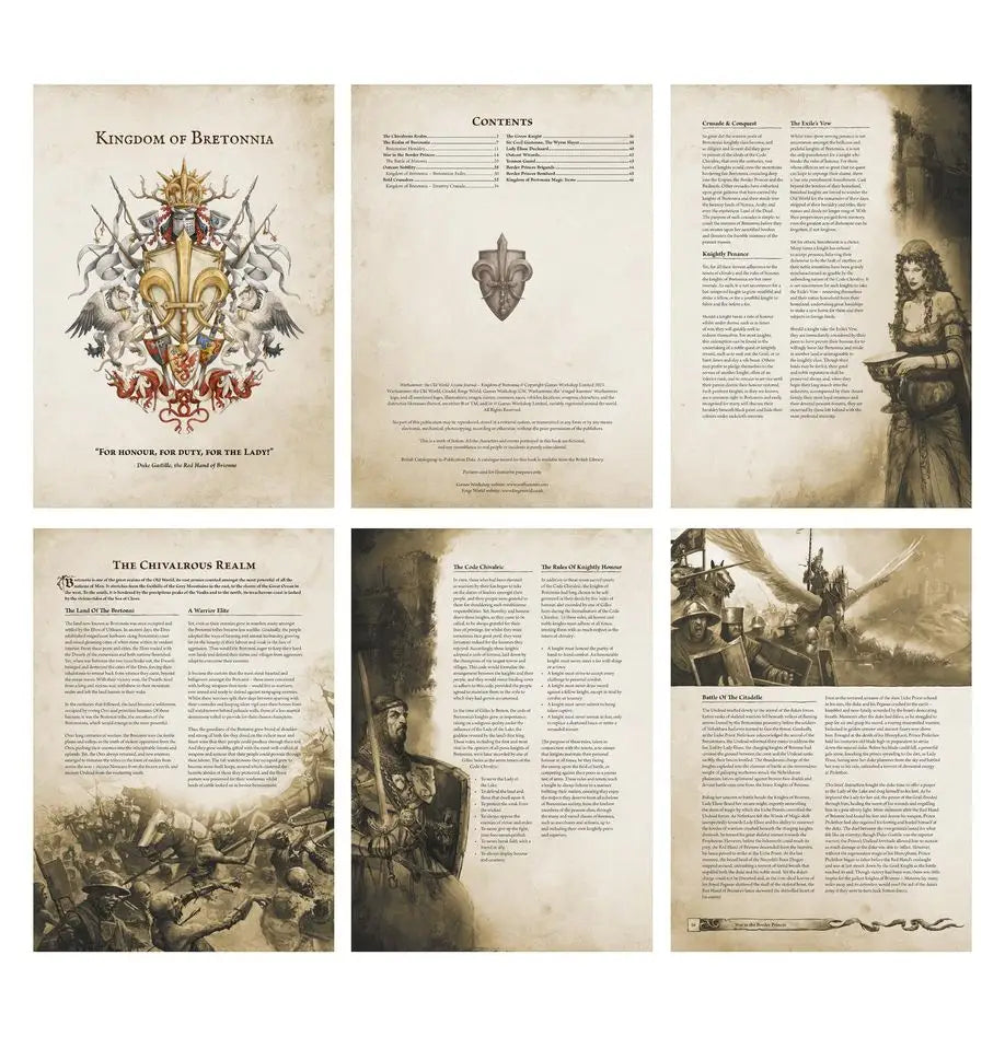 Warhammer Old World: Kingdom of Bretonnia Arcane Journal (EN) Games Workshop Miniature Games