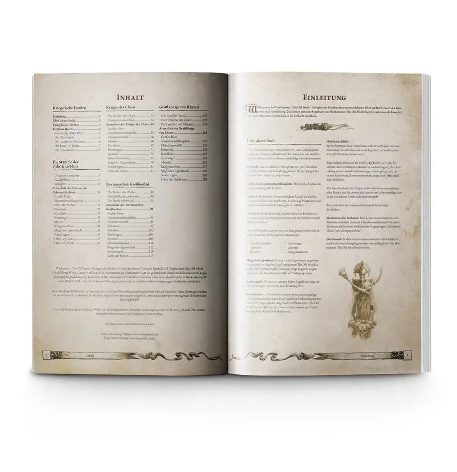 Warhammer Old World: Kriegerische Horden (DE) Games Workshop Miniature Games