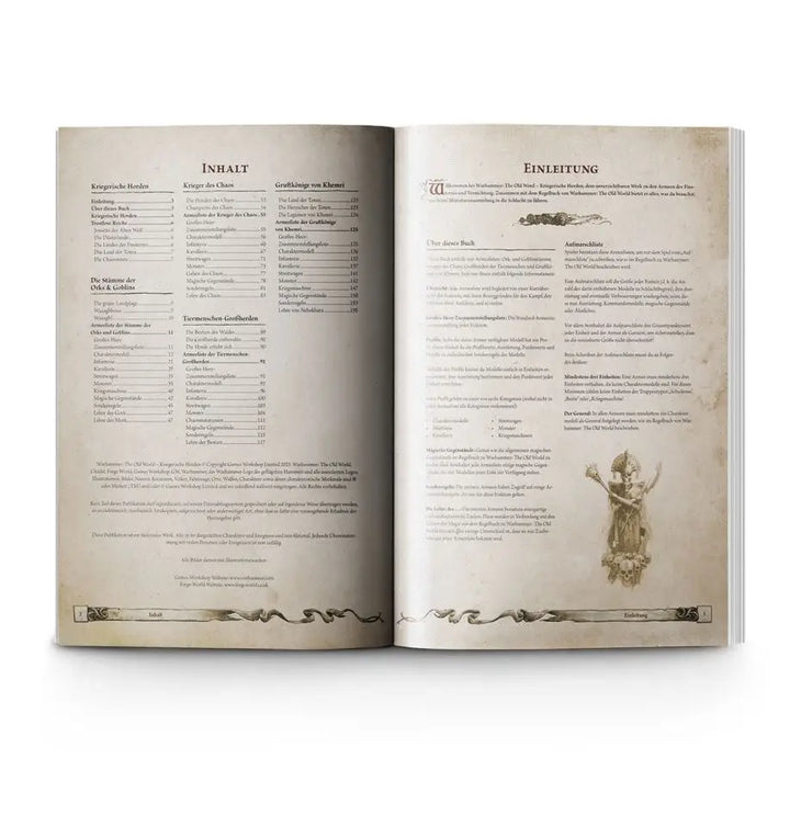Warhammer Old World: Kriegerische Horden (DE) Games Workshop Miniature Games