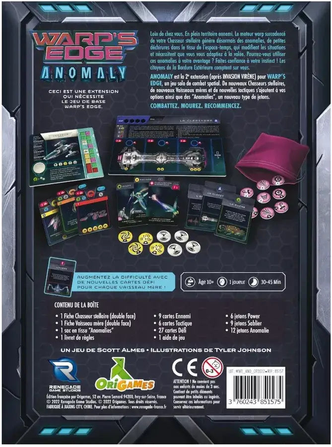 Warps Edge: Anomaly (EN) Renegade Game Studios Board Games