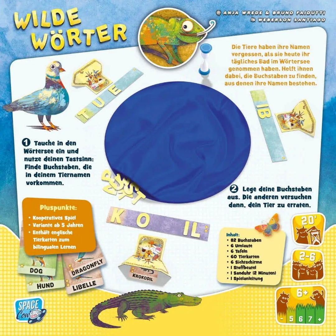 Wilde Wörter (DE) - Space Cow - Board Games