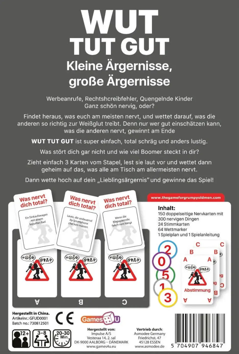 Wut tut gut (DE) - Games4U - Board Games