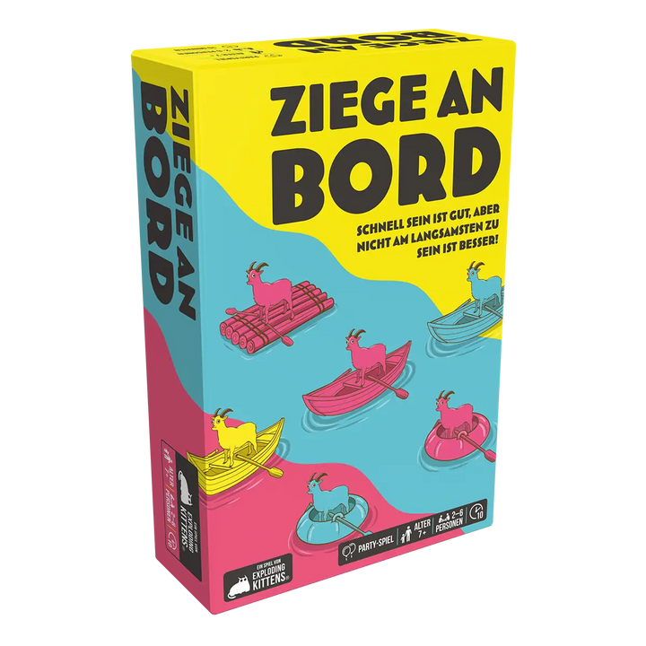 Ziege an Board (DE) - Exploding Kittens - Board Games
