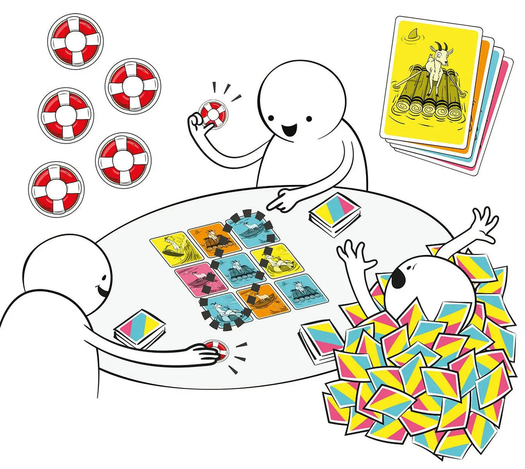 Ziege an Board (DE) - Exploding Kittens - Board Games