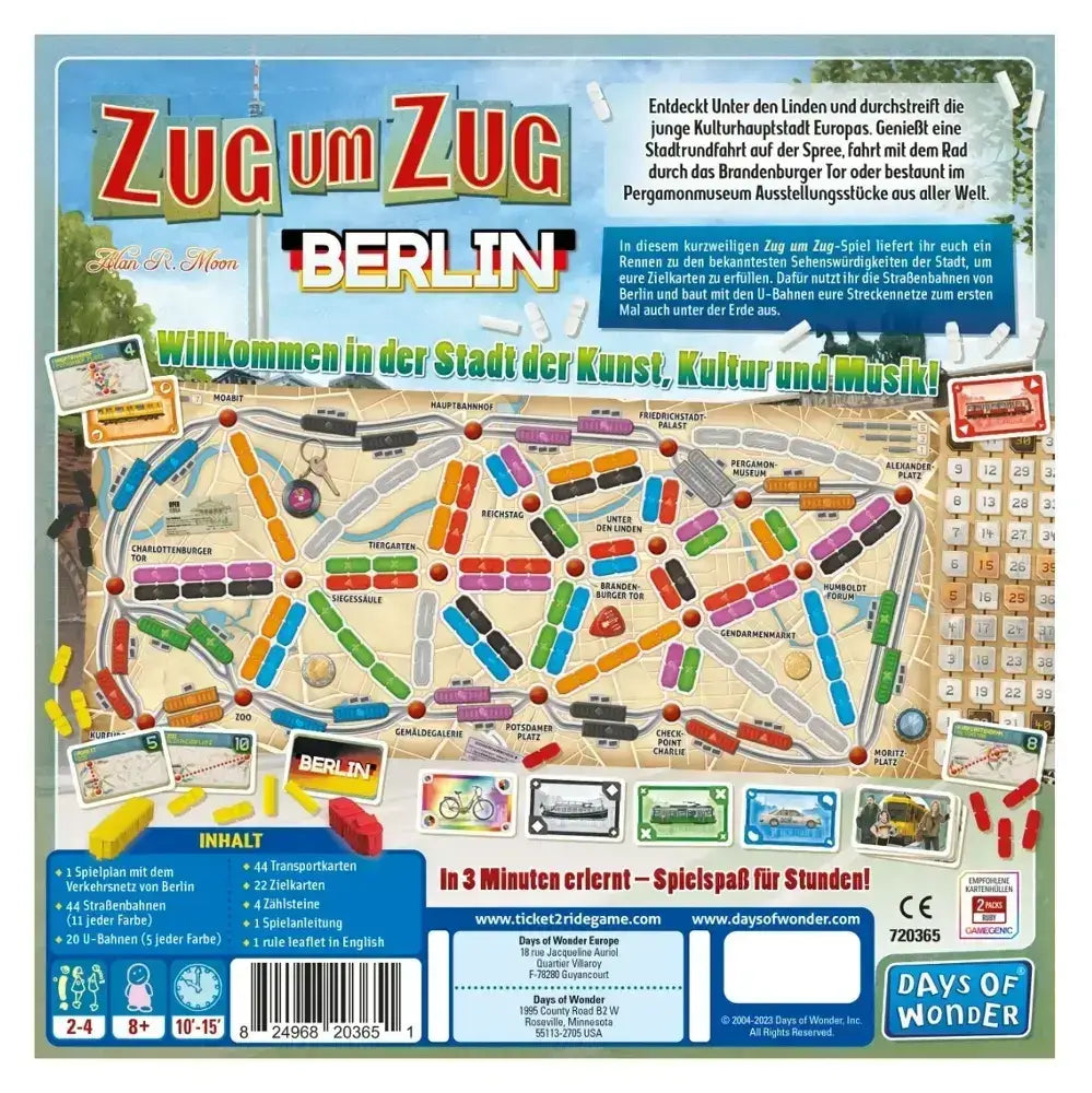 Zug um Zug: Berlin (DE) - Days of Wonder - Board Games