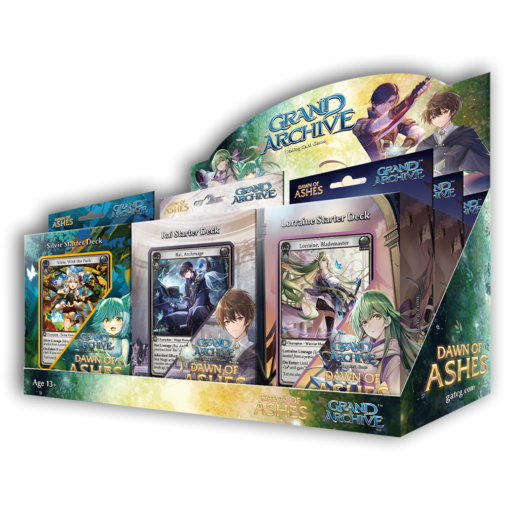 Grand Archive TCG: Dawn of Ashes - Starter Deck Display (9 Decks)